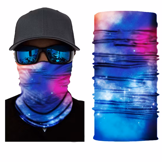 Werbeartikel Mikrofaser Outdoor Motorrad Mehrzweck atmungsaktiv waschbar Radfahren Bandana Halsmanschette