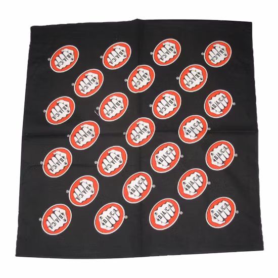 Großhandel Multifunktionales 21*21 Zoll individuell bedrucktes Paisley-Quadrat-Polyester-Baumwoll-Bandana